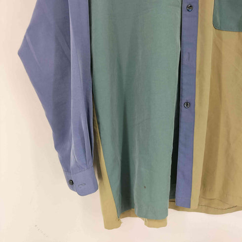 切り替え L/S シャツ メンズ