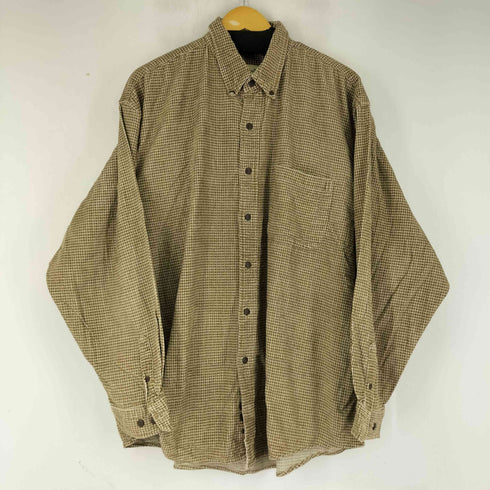 エディーバウアー Eddie Bauer 90S 白タグ チェックシャツ メンズ JPN:XXL