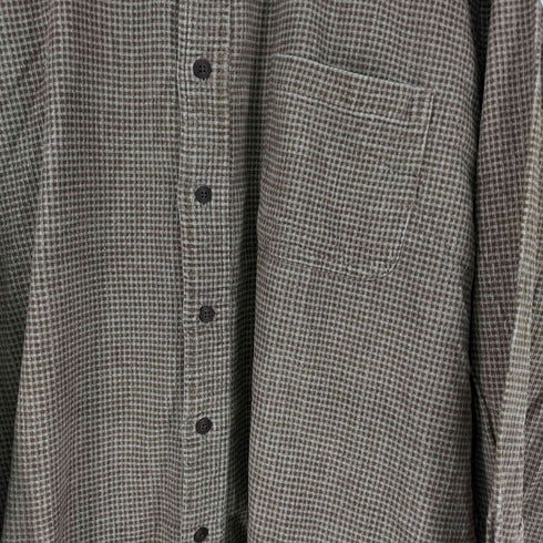 エディーバウアー Eddie Bauer 90S 白タグ チェックシャツ メンズ JPN:XXL