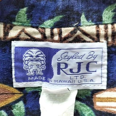 Styled By RJC 総柄 アロハシャツ メンズ import:L