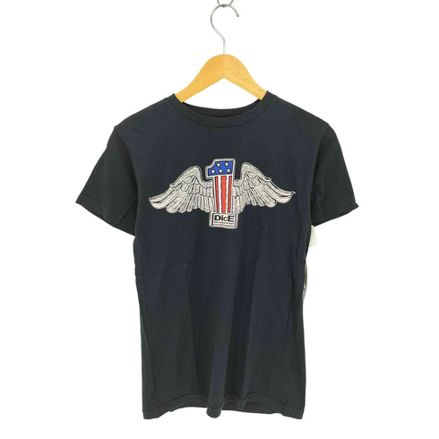 SUN ロゴプリント クルーネック半袖Tシャツ カットソー メンズ SMALL