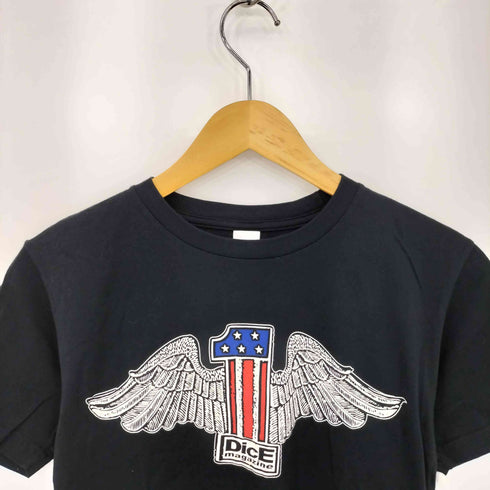 SUN ロゴプリント クルーネック半袖Tシャツ カットソー メンズ SMALL