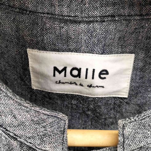 マルシャンブルドゥシャーム Malle chambre de charme バンドカラーリネンジャケット レディース FREE