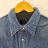 ラングラー Wrangler ウォッシュ加工デニムウエスタンシャツ メンズ MEDIUM