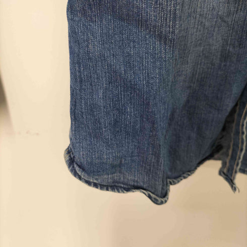 ラングラー Wrangler ウォッシュ加工デニムウエスタンシャツ メンズ MEDIUM