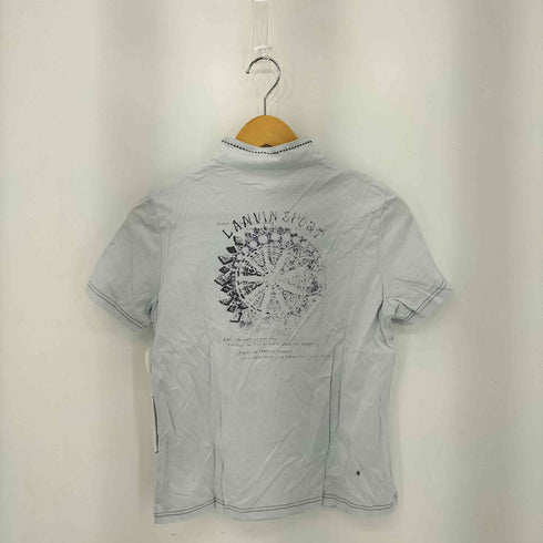 ラバンスポーツ LANVIN SPORT S/S ロゴプリントポロシャツ レディース 40