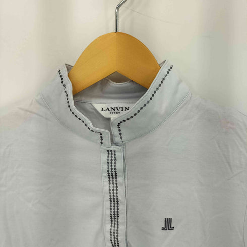 ラバンスポーツ LANVIN SPORT S/S ロゴプリントポロシャツ レディース 40