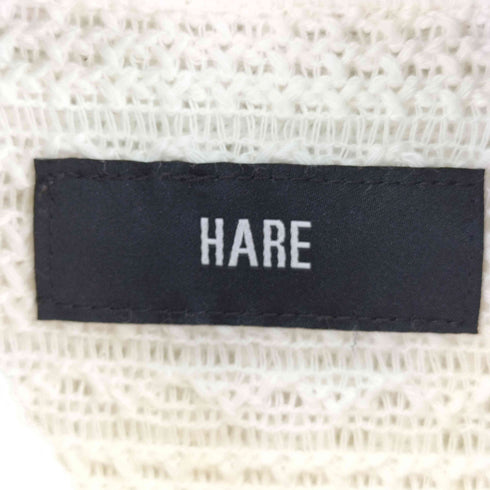 ハレ HARE 花柄刺繍 網ニット メンズ FREE