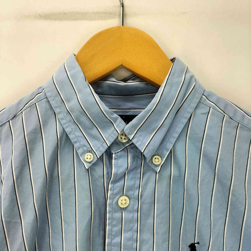ラルフローレン RALPH LAUREN ポニー 刺繍 B.D L/S ストライプ シャツ レディース 150