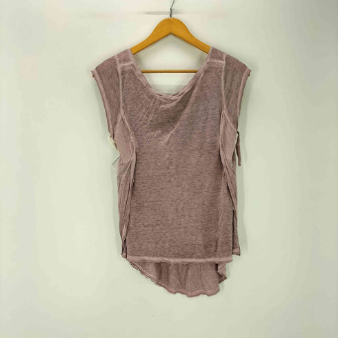 ディーゼル DIESEL MAKES LOVE GROW バラ グラデーション プリント レーヨン ノースリーブ Tシャツ レディース import:S