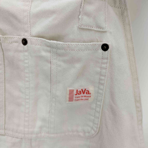 ジャバ JaVa 大人カジュアル。綿100%のこだわりサロペット レディース L