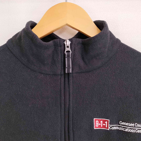 ランズエンド LANDS END 企業刺繍 フリース ジップアップジャケット メンズ import:XL