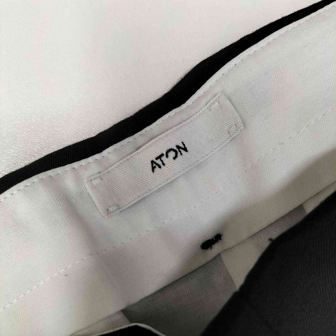 エイトン ATON COMPACT WOOL コンパクトウール テーパードタックパンツ レディース 02