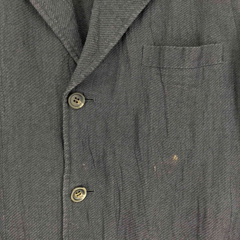 コムデギャルソンオム COMME des GARCONS HOMME 田中オム リネン混 シングルテーラードジャケット メンズ JPN:S