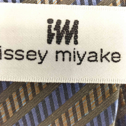 アイムイッセイミヤケ im ISSEY MIYAKE 80S ストライプシルクネクタイ メンズ ONE SIZE
