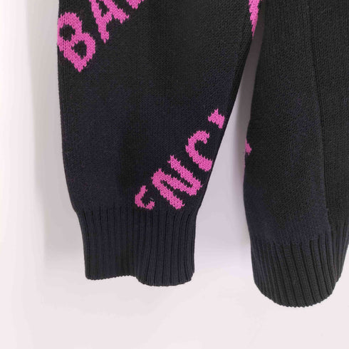 バレンシアガ BALENCIAGA Embroidered Logo Oversized Sweater メンズ import:L