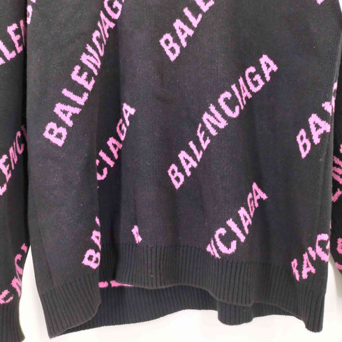バレンシアガ BALENCIAGA Embroidered Logo Oversized Sweater メンズ import:L