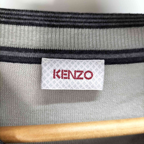 ケンゾー KENZO 花柄 シルク混 Vネックニット メンズ