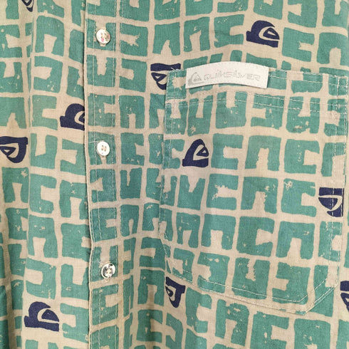 クイックシルバー Quiksilver 90-00s 総柄シャツ メンズ JPN:M