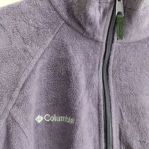 コロンビア Columbia ロゴ刺繍 フリース ジップアップジャケット レディース import:L