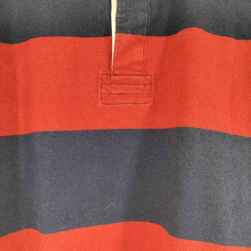 ランズエンド LANDS END ボーダーラガーシャツ メンズ JPN:L