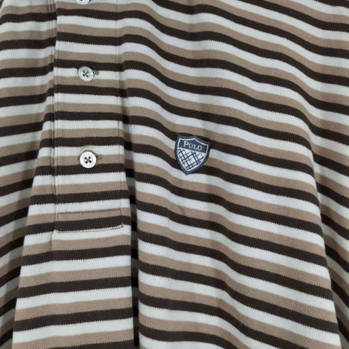 ポロゴルフラルフローレン POLO GOLF RALPH LAUREN ボーダーポロシャツ メンズ JPN:XL