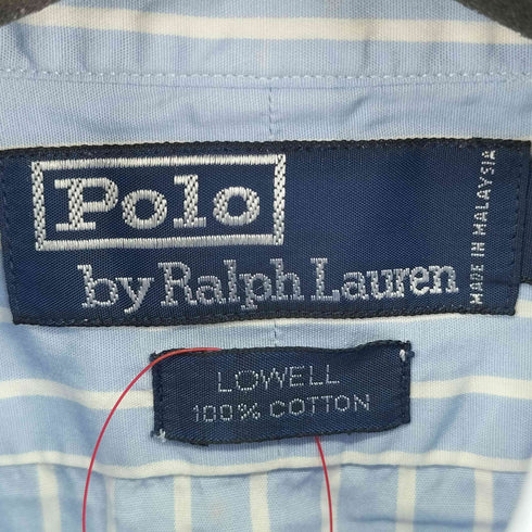 ポロバイラルフローレン Polo by RALPH LAUREN LOWELL ストライプシャツ メンズ 151/2