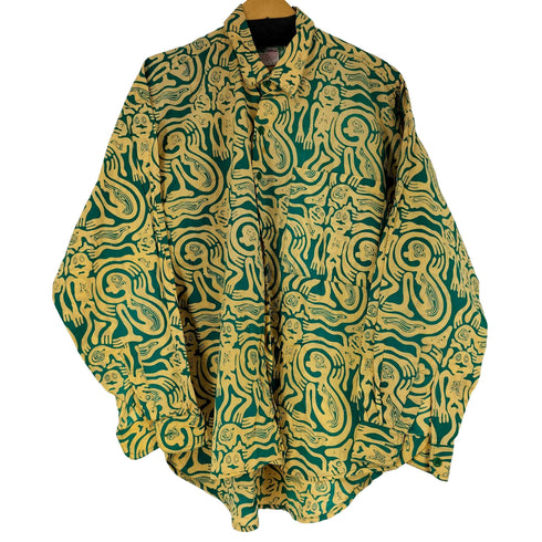 MUTIARA BARI 総柄シャツ メンズ