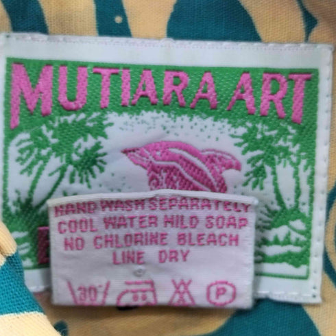 MUTIARA BARI 総柄シャツ メンズ