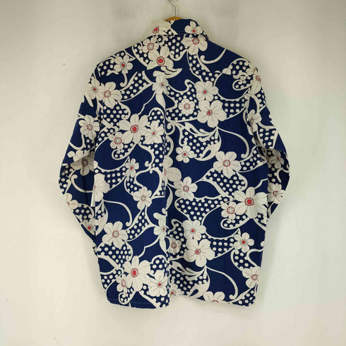 70S 襟芯 花柄シャツ メンズ JPN:M