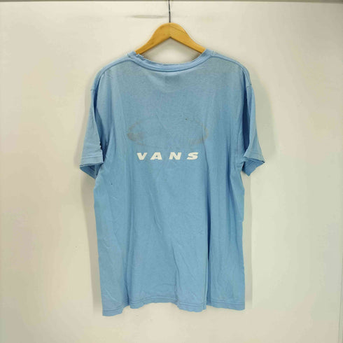 バンズ VANS 90S オーバル ロゴ 両面 プリント Tシャツ メンズ