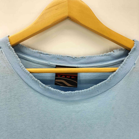 バンズ VANS 90S オーバル ロゴ 両面 プリント Tシャツ メンズ
