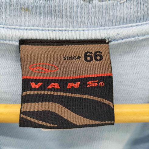 バンズ VANS 90S オーバル ロゴ 両面 プリント Tシャツ メンズ