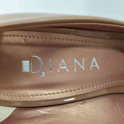 ダイアナ DIANA ラウンドトゥ エナメルヒールパンプス レディース 24 1/2