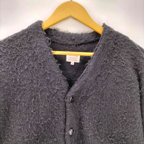 ペニーズ PENNEYS 21AW フレイム ファイヤー パターン アクリル ニット カーディガン メンズ JPN:L