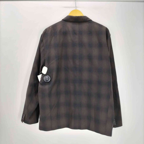 ステューシー Stussy 20AW Shadow Plaid Sport Coat シャドー プレイド スポーツ コート オンブレチェック 2B テーラード ジャケット メンズ import:L