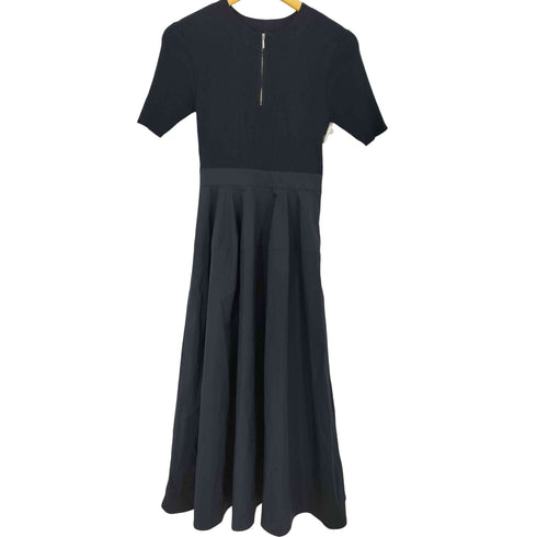 ナチュラルビューティーベーシック NATURAL BEAUTY BASIC ハーフジップニットドッキングワンピース レディース JPN:M