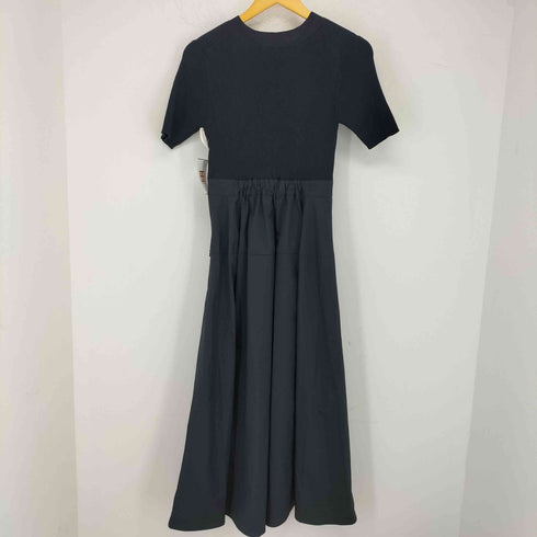 ナチュラルビューティーベーシック NATURAL BEAUTY BASIC ハーフジップニットドッキングワンピース レディース JPN:M