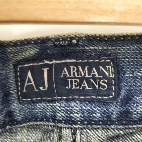 アルマーニジーンズ ARMANI JEANS ロゴパッチ ブーツカット デニムパンツ メンズ 40