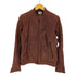 ユナイテッドアローズグリーンレーベルリラクシング UNITED ARROWS green label relaxing SEMI/VEGE ライダースブルゾン ラムレザー ダブルジップ メンズ JPN:S