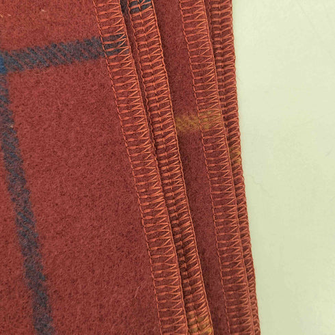 アクアスキュータム AQUASCUTUM ロゴ 刺繍 大判 ウール フリンジ マフラー メンズ 70×130cm