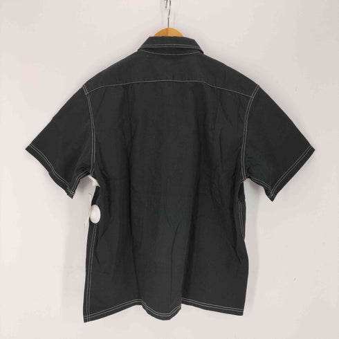 エクストララージ XLARGE STITCHED ZIP UP S/S WORK SHIRT メンズ JPN:L