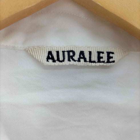 オーラリー AURALEE 23SS WASHED FINX TWILL BIG HALF SLEEVED SHIRT メンズ JPN:4