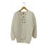 ザラ ZARA レースアップ スウェット トレーナー レディース M