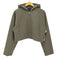 ザラ ZARA Cropped Jacket with Hood レディース import:M