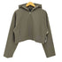 ザラ ZARA Cropped Jacket with Hood レディース import:M