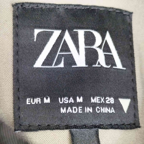 ザラ ZARA Cropped Jacket with Hood レディース import:M
