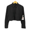 ザラ ZARA FAUX SUEDE CROP SHIRT レディース import:S
