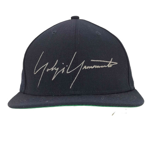 ヨウジヤマモト Yohji Yamamoto 59FIFTY ロゴ刺繍6パネルキャップ メンズ 7 1/4