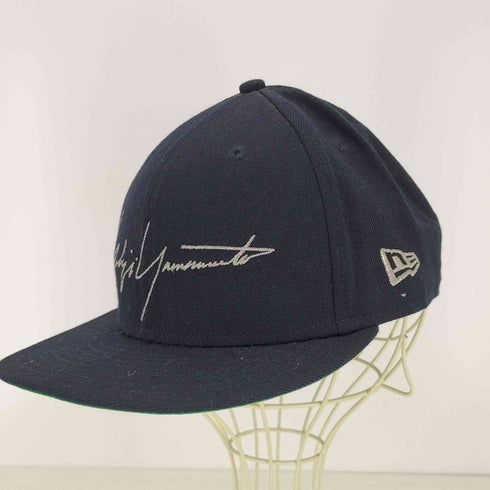 ヨウジヤマモト Yohji Yamamoto 59FIFTY ロゴ刺繍6パネルキャップ メンズ 7 1/4